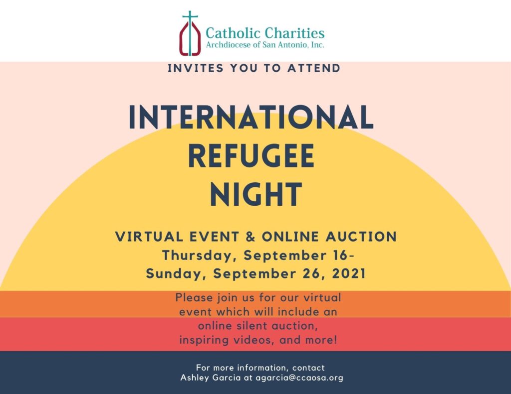 International Refugee Night - Catholic Charities